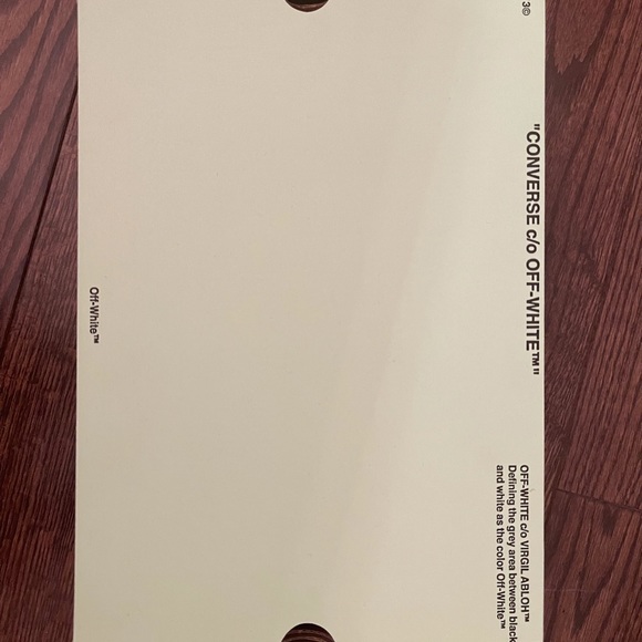 SOLD Off-White Chuck Taylor Hi - Picture 10 of 12